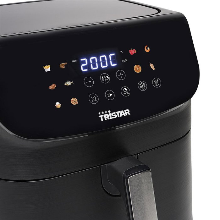 Tristar FR-9073 Freidora de aire digital 9 L, Negro